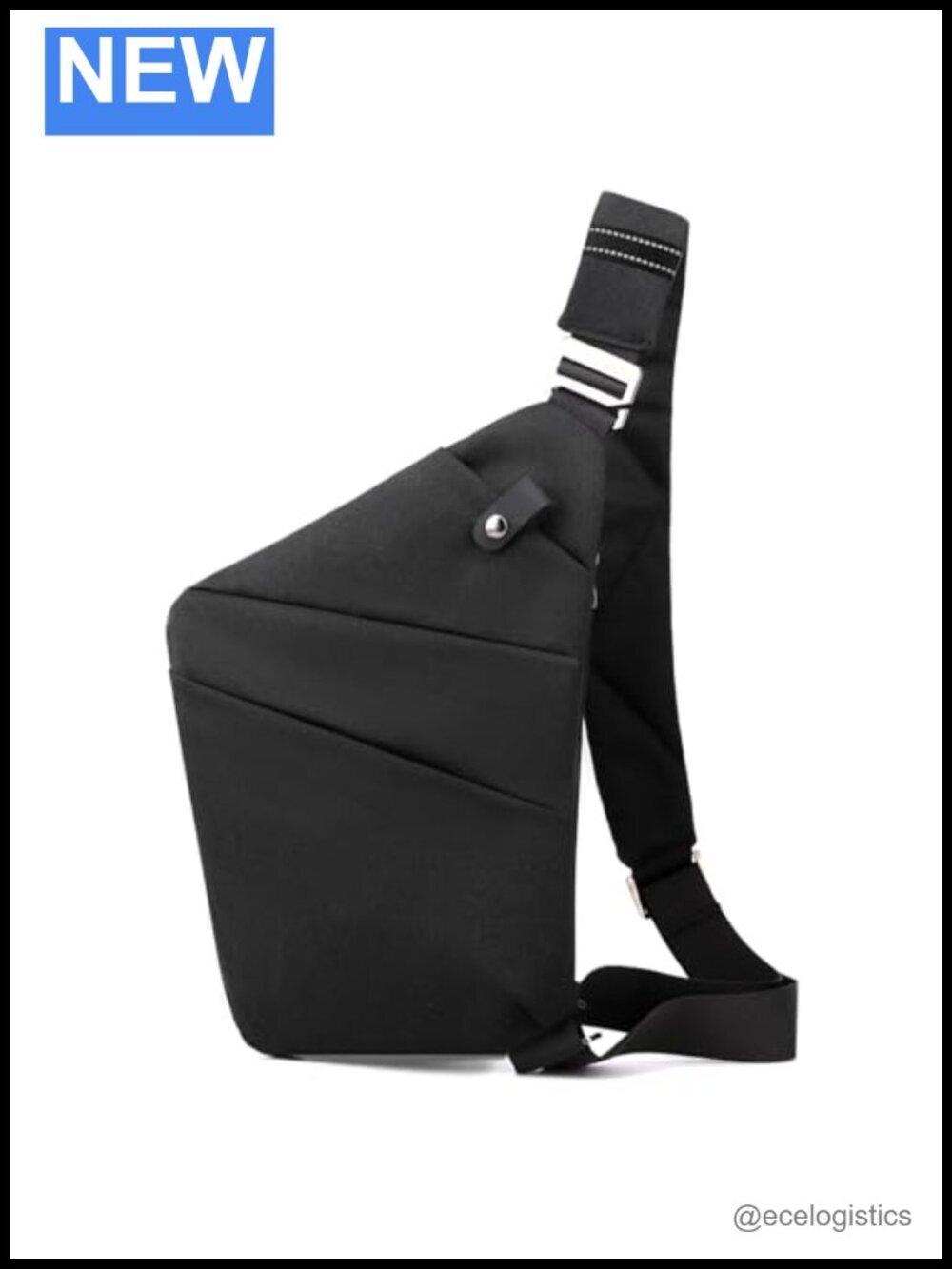Anti Theft Travel Sling Bag Large Capacity Crossbody Lightweight Nylon Shoulder